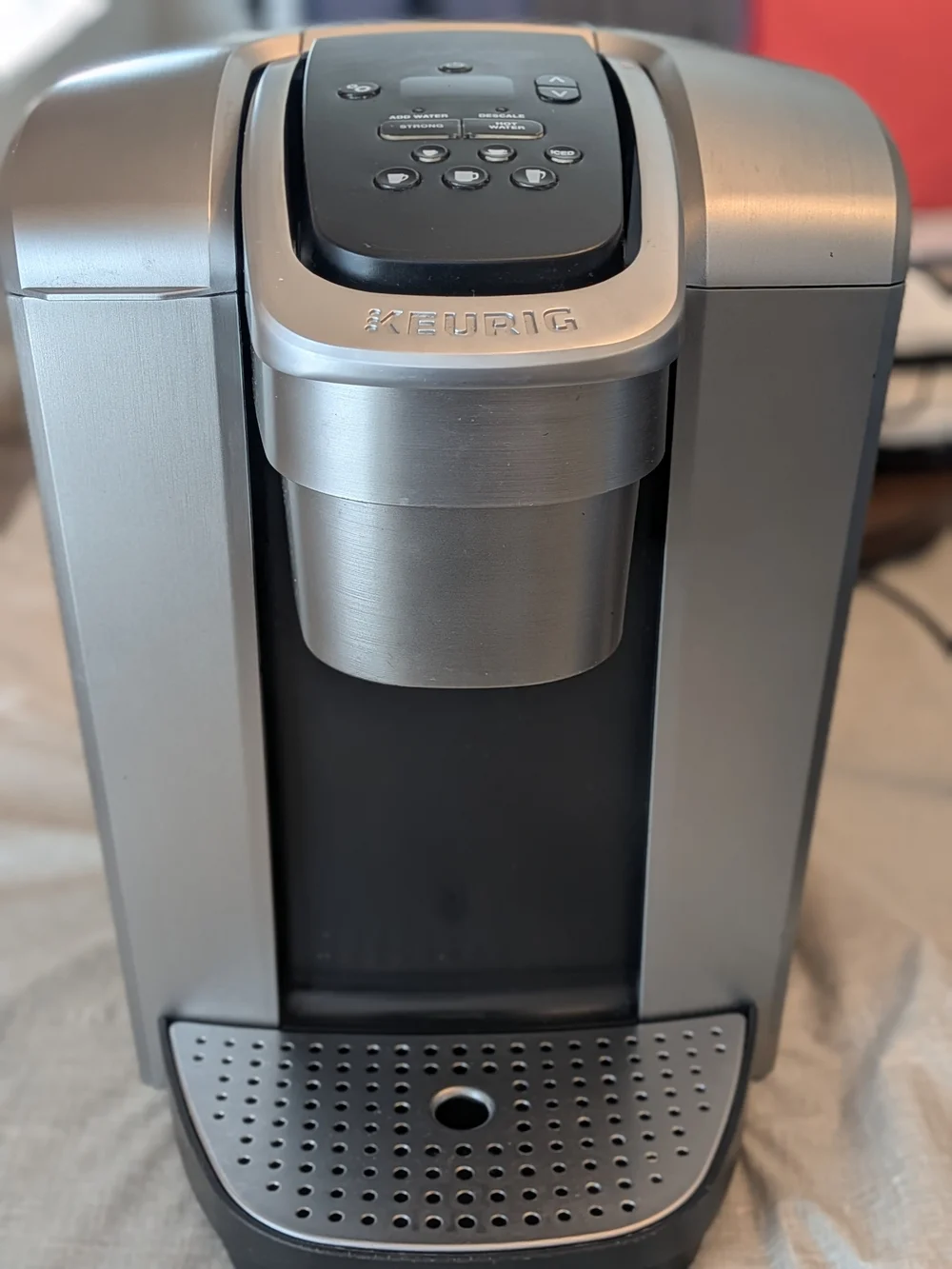 Keurig Single-Serve Coffee Maker in Silver and Black